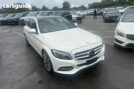 White 2014 Mercedes-Benz C250 Sedan