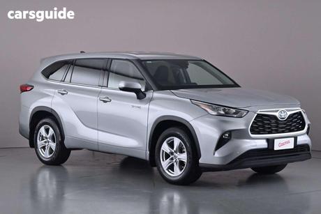 Silver 2022 Toyota Kluger Wagon Gx Hybrid Awd