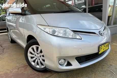 Silver 2013 Toyota Tarago Wagon Gli