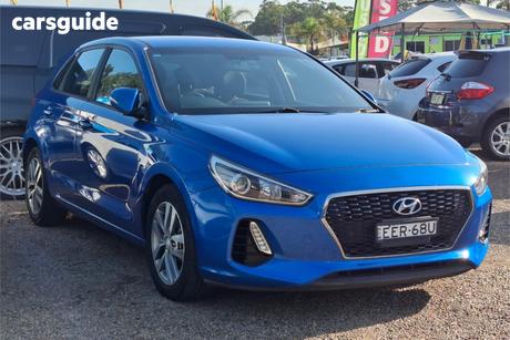 Blue 2017 Hyundai I30 Hatchback Active