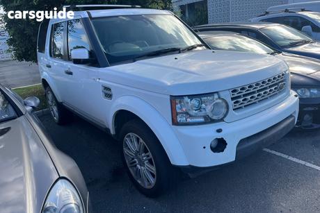 White 2012 Land Rover Discovery 4 Wagon 3.0 Sdv6 Hse
