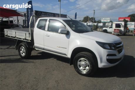White 2017 Holden Colorado Space Cab Chassis Ls (4X4)