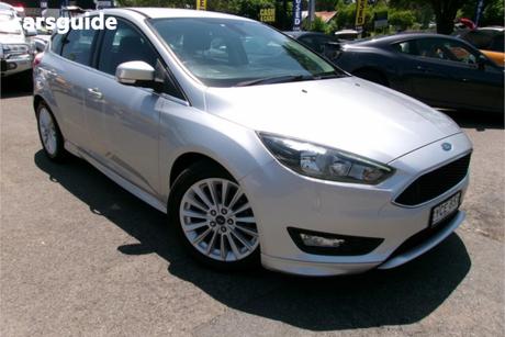 Silver 2015 Ford Focus Hatchback Sport