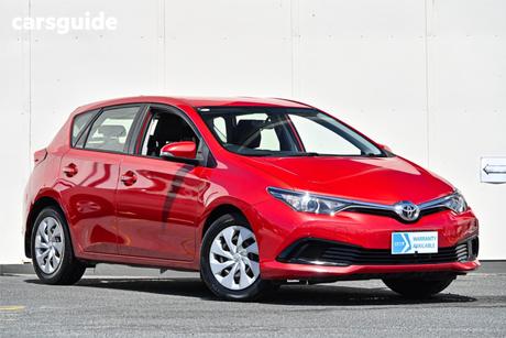 Red 2017 Toyota Corolla Hatchback Ascent