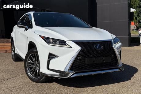 White 2017 Lexus RX200T Wagon F Sport