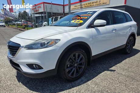 White 2014 Mazda CX-9 SUV LUXURY