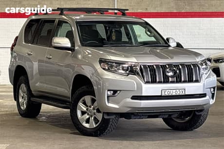 Silver 2021 Toyota Landcruiser Prado Wagon Gxl