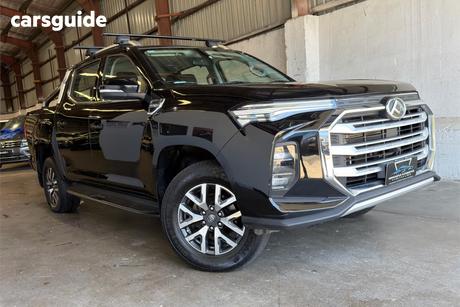 Black 2023 LDV T60 Double Cab Utility Max Pro (4X4)