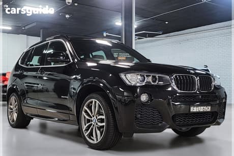 Black 2017 BMW X3 Wagon Xdrive 20D