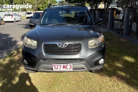 Grey 2012 Hyundai Santa FE Wagon Trail Crdi (4X4)