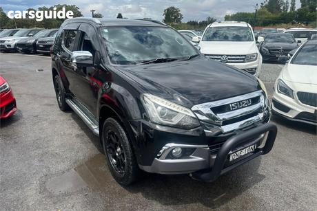 Black 2017 Isuzu MU-X Wagon Ls-T (4X4)