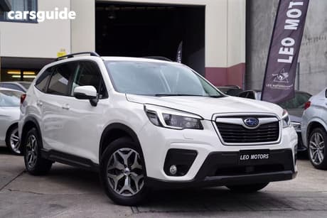 White 2021 Subaru Forester Wagon 2.5I (Awd)