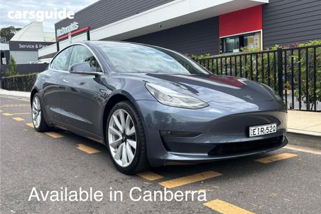 Grey 2020 Tesla Model 3 Sedan Long Range Awd