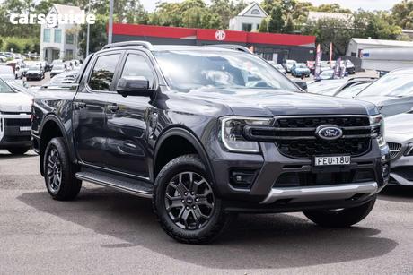 Grey 2023 Ford Ranger Double Cab Pick Up Wildtrak 2.0 (4X4)