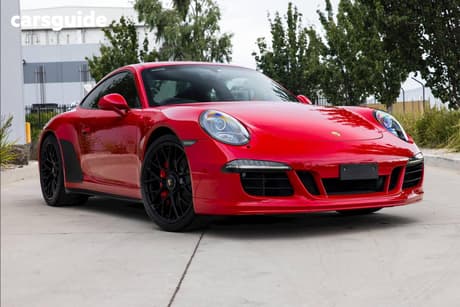 Red 2015 Porsche 911 Coupe Carrera Gts