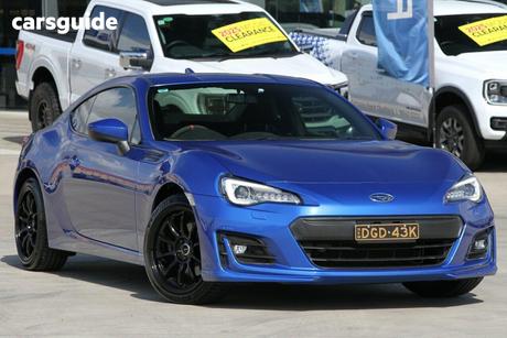 Blue 2017 Subaru BRZ Coupe