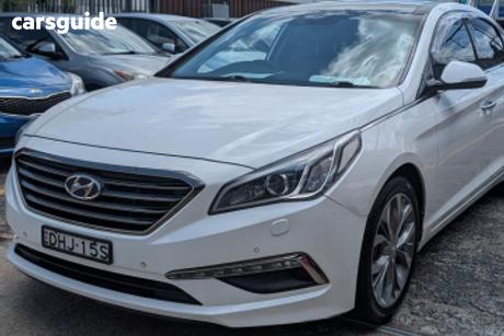 White 2016 Hyundai Sonata Sedan Premium