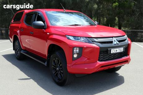 Red 2022 Mitsubishi Triton Double Cab Pick Up Glx-R (4X4)