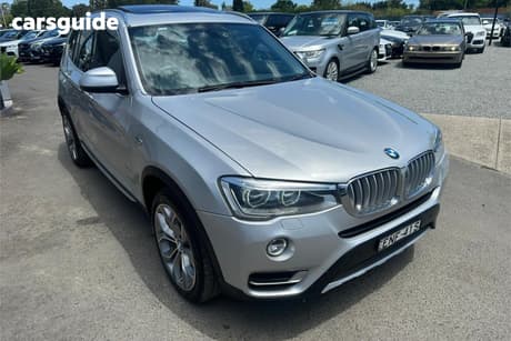 Silver 2015 BMW X3 Wagon Xdrive 30D