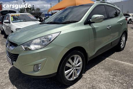 Green 2012 Hyundai IX35 Wagon Highlander (Awd)