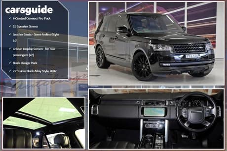 Black 2017 Land Rover Range Rover SUV V8SC AUTOBIOGRAPHY 4X4
