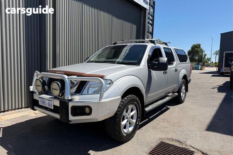 Silver 2012 Nissan Navara Dual Cab Pick-up St (4X4)