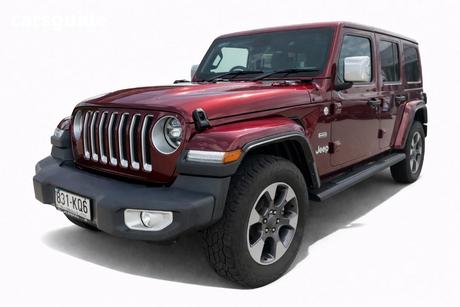 Red 2022 Jeep Wrangler Unlimited Hardtop Overland (4X4)