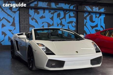 White 2006 Lamborghini Gallardo Convertible SPYDER