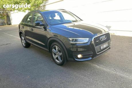 Black 2013 Audi Q3 Wagon 2.0 Tfsi Quattro (125Kw)