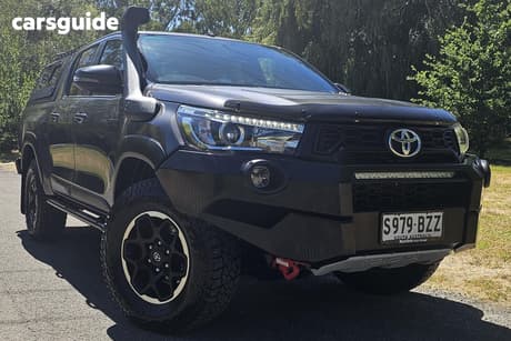 Grey 2019 Toyota Hilux Double Cab Pick Up Rugged X (4X4)