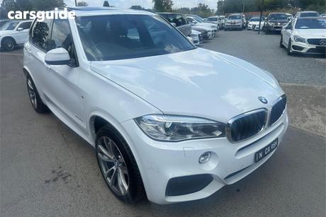 White 2015 BMW X5 Wagon Xdrive 30D
