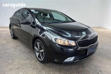Black 2018 Kia Cerato Sedan Sport+