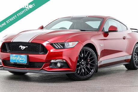 Red 2016 Ford Mustang Coupe Fastback Gt 5.0 V8