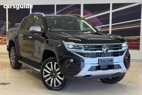 Black 2025 Volkswagen Amarok Dual Cab Utility Aventura Tdi600 4Motion