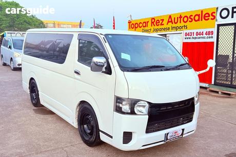 White 2016 Toyota HiAce Van Dx