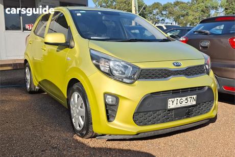 Yellow 2018 Kia Picanto Hatchback S (Aeb)