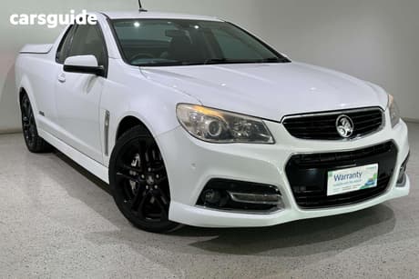 White 2014 Holden UTE Utility Ss-V Redline