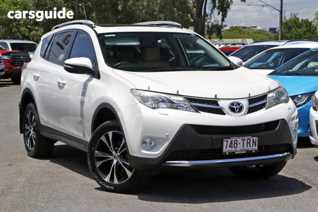 White 2014 Toyota RAV4 Wagon Cruiser (4X4)