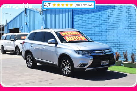 Silver 2016 Mitsubishi Outlander Wagon Ls Safety Pack (4X4) 5 Seats