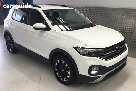 White 2023 Volkswagen T-Cross Wagon 85Tfsi Style (Restricted Feat)