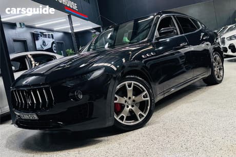 Black 2017 Maserati Levante Wagon
