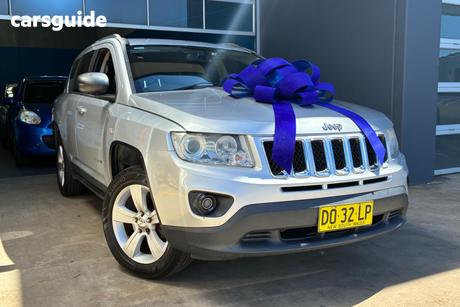 Silver 2013 Jeep Compass Wagon Sport (4X4)