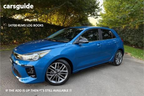 Blue 2021 Kia RIO Hatchback Gt-Line