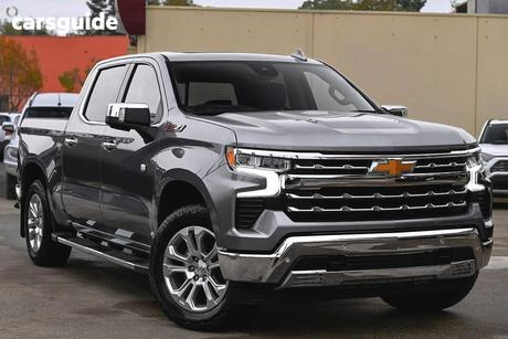 Grey 2025 Chevrolet Silverado Crew Cab Pickup 1500 Ltz Premium