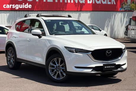 White 2021 Mazda CX-5 Wagon Akera (Awd)