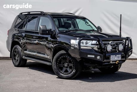 Black 2019 Toyota Landcruiser Wagon Lc200 Sahara (4X4)