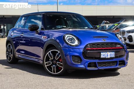 Blue 2020 Mini Cooper Hatchback John Cooper Works Classic 3D H