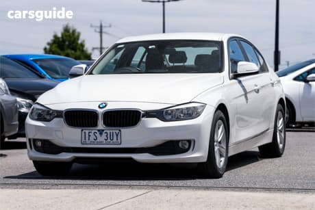 White 2014 BMW 316I Sedan