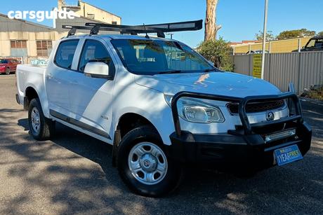 White 2012 Holden Colorado Crew Cab Pickup Lx (4X4)