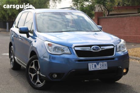 Blue 2015 Subaru Forester Wagon 2.0D-S